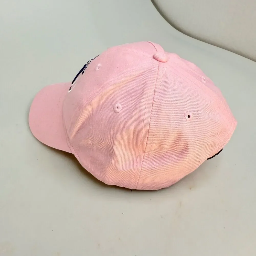Nashville Music City USA Pink Hat Cap Adjustable Hook & Loop Strap OSFA